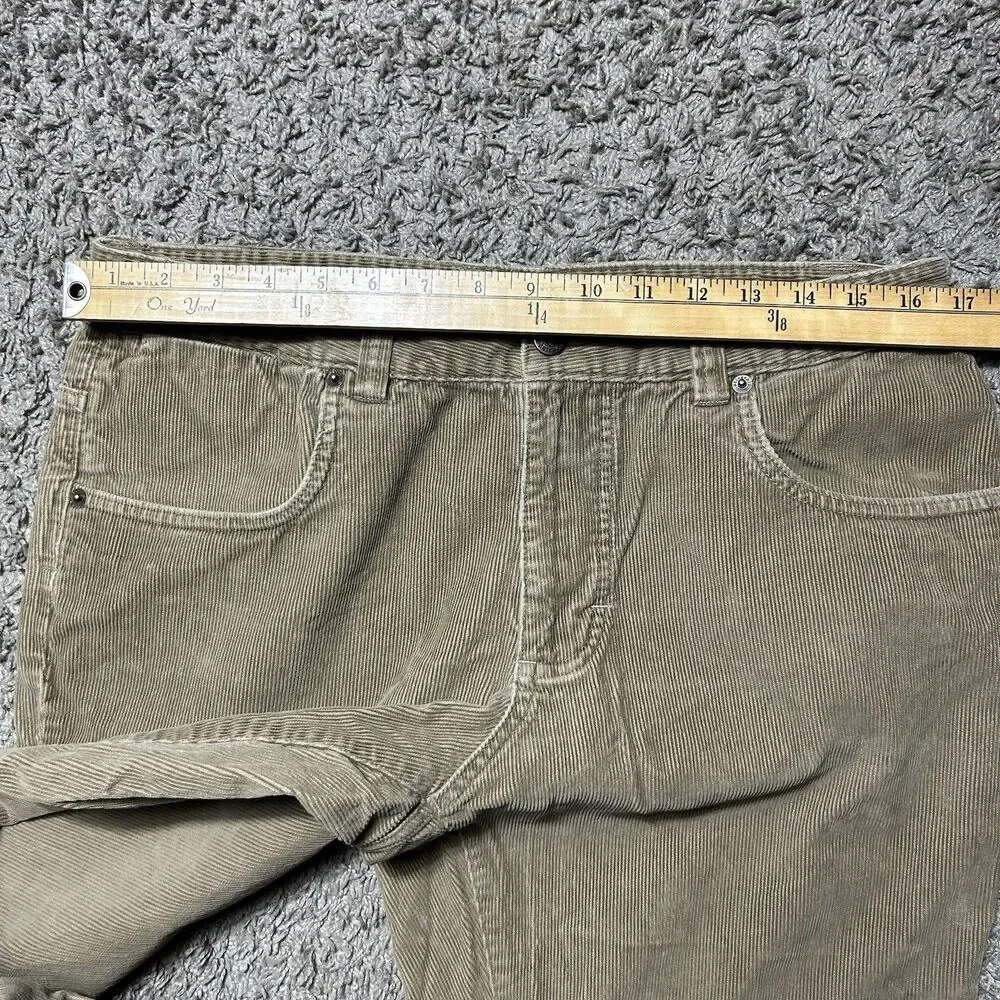 Men’s Patagonia Corduroy Pants 34X28 Java Brown Organic Cotton Straight Leg